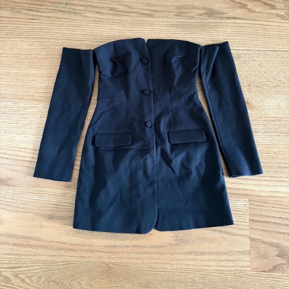 Abercrombie & Fitch Elegant Black Long Sleeve Dress